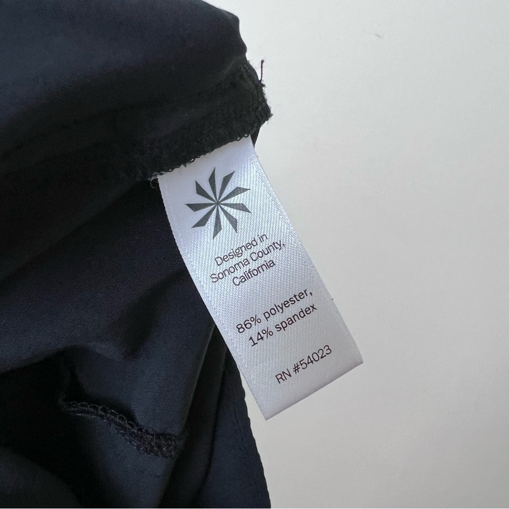 ATHLETA Chelsea Wide Leg Pants Black Size 0 Women’s 792454 - Picture 7 of 9